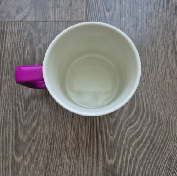 Starbucks Ceramic Floral Mug 12 oz Pink Purple Gray White NWT - Picture 3 of 7